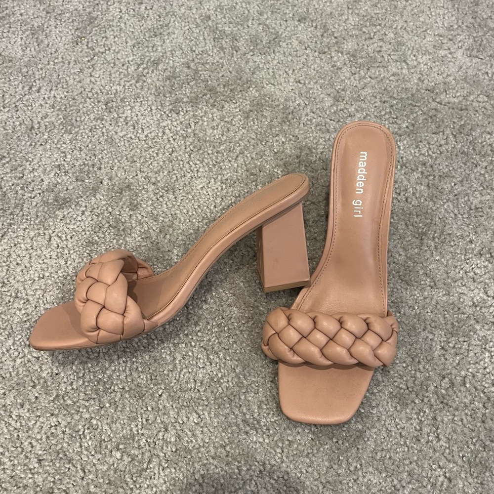Madden Girl Braided Heels
